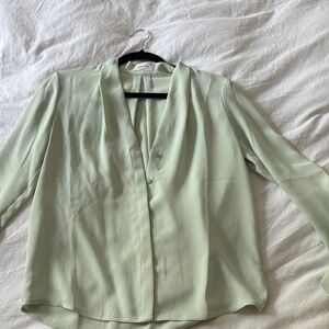 Mint Aritzia  Women's Blouse (power blouse?)